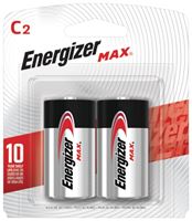 Energizer E93BP-2 Battery, 1.5 V Battery, C Battery, Alkaline, Manganese Dioxide, Zinc