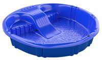 Gracious Living 1003-AZZBLU-12 Slide Pool, 60 in Dia, Polyethylene, Blue