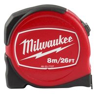 Milwaukee 48-22-7727 Tape Measure, 26 ft L Blade