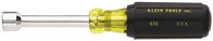 Klein Tools 630-11/32 Nut Driver, 11/32 in Drive, 6-3/4 in OAL, Cushion-Grip Handle, Chrome Handle, 3 in L Shank