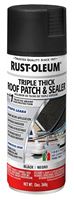 Rust-Oleum 345813 Roof Patch and Sealer, Black, Liquid, 12 oz, Aerosol Can