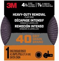 3M 27426 Flap Disc, 4-1/2 in Dia, 40 Grit, Coarse