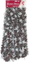 Holidaytrims 3686434 Snowflakes Christmas Garland, 18 in L, Pack of 12