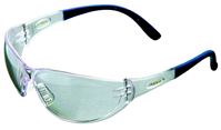 Safety Works 10041748 Contoured Safety Glasses, Anti-Fog, Anti-Scratch Lens, Rimless Frame