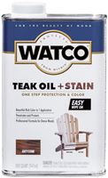 Watco 348759 Oil and Stain, Warm Glow, Graystone, Liquid, 1 qt, Can