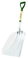 Landscapers Select PALY-14-OR Scoop, Aluminum Blade, Wood Handle, Ergonomic D-Grip Handle