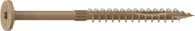 Camo 0360200 Structural Screw, 1/4 in Thread, 4 in L, Flat Head, Star Drive, Sharp Point, PROTECH Ultra 4 Coated, 10