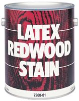 Valspar 057.7260-01.007 Latex Stain, Redwood, 1 gal, Pack of 4