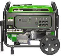 Lifan ES5700 Portable Generator, 42.2 A, 120 V, 5700 W Output, Gasoline, 6.5 gal Tank, 10 hr Run Time