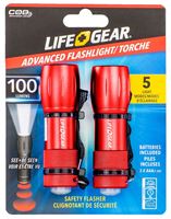 Life+Gear LG09-60660-SA4 Mini Max Flashlight, AAA Battery, Alkaline Battery, LED Lamp, 160 Lumens