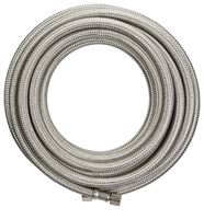 Plumb Pak PP255920 Ice Maker Supply Line, 1/4 in Inlet, Compression Inlet, 1/4 in Outlet, Compression Outlet, 240 in L