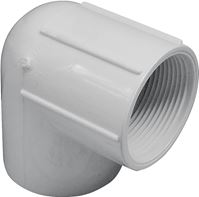 IPEX 435509 Pipe Elbow, 1-1/4 in, Socket x FPT, 90 deg Angle, PVC, White, SCH 40 Schedule, 150 psi Pressure