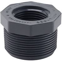 Lasco 839211BC Reducing Bushing, 1-1/2 x 1 in, Male x Female, PVC, SCH 80 Schedule