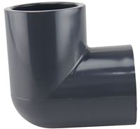 Lasco 806012BC Pipe Elbow, 1-1/4 in, Slip, 90 deg Angle, PVC, SCH 80 Schedule