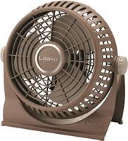 Lasko Breeze Machine 505 Desk Fan, 120 V, 10 in Dia Blade, 2-Speed, 435 cfm Air, Brown