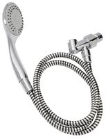 Plumb Pak K744CP Handheld Shower, 1.8 gpm, 5-Spray Function, Polished Chrome, 60 in L Hose