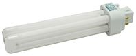 Sylvania 20644 Compact Fluorescent Bulb, 26 W, T12 Lamp, G24Q-3 Lamp Base, 989 Lumens, 3500 K Color Temp, White Light