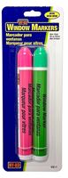 Hy-Ko 40617 Window Marker, Pink/Green Reflector, Pack of 3