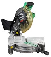 Metabo HPT C10FCH2SM Miter Saw with Laser Marker, 10 in Dia Blade, 5000 rpm Speed, 52 deg Max Miter Angle