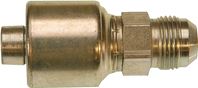 Gates MegaCrimp 625 Series G25165-0404 Coupling, 7/16-20, Female, 37 deg Angle, Low Carbon Steel, Clear Zinc