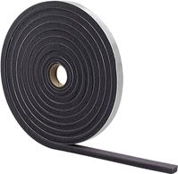 M-D 02055 Foam Tape, 3/8 in W, 17 ft L, 3/16 in Thick, Gray