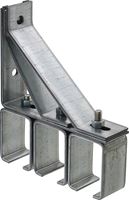 National Hardware N104-554 Box Rail Bracket, Steel, Galvanized, Pack of 2