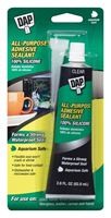 DAP 7079800755 Adhesive/Sealant, Clear, 2.8 oz Tube