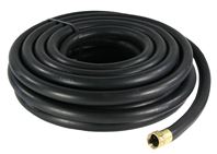 Abbott Rubber 1112-0750-50 Water Hose Assembly, 50 ft L, Female x Male, Rubber, Black