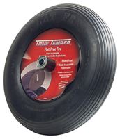 True Temper FFTCC Wheelbarrow Tire, Polyurethane Tire, 8 in Dia Hub
