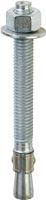 Red Head 12021 Wedge Anchor, 1/2 in Dia, 5-1/2 in L, Steel, Hot-Dipped Galvanized