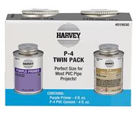 Harvey 019530 Cement Primer, Purple, 4 oz Box