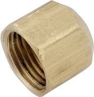 Anderson Metals 754040-10 Tube Cap, 5/8 in, Flare, Brass, Pack of 5