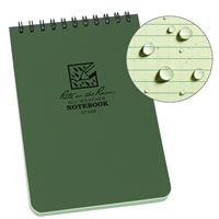 Rite in the Rain 946 Pocket Sized Notebook, Universal Pattern Sheet, 4 x 6 in Sheet, 50-Sheet, Green Sheet