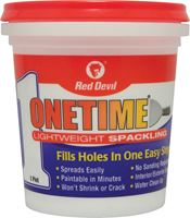 Red Devil 0548 Spackling Compound White, White, 1 pt Tub