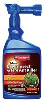 BioAdvanced 700790A RTU Lawn Insect and Fire Ant Killer, Liquid, Spray Application, Outdoor, 32 oz Bottle