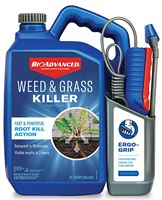 BioAdvanced 704199A RTU Weed and Grass Killer, Liquid, Light Blue, 1.3 gal Bottle