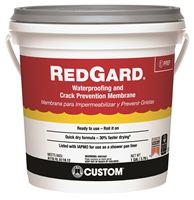 CUSTOM REDGARD LQWAF1-2 Waterproofing and Crack Prevention Membrane, Liquid, Red, 1 gal, Pail, Pack of 2