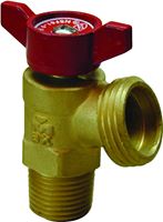 B & K Quarter Master ProLine Series 102-053HN Boiler Drain Valve, 1/2 in Connection, MIP x Solder, 125 psi Pressure