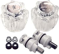 Danco 39675 Faucet Repair Trim Kit, Complete, Clear, For: Delta/Delux Double Handle Faucets