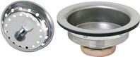 ProSource 8039CP-3L Basket Strainer Assembly, 4.4 in Dia, For: 3-1/2 to 4 in Dia Opening Sink