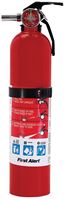 First Alert HOME1 Fire Extinguisher, 2.5 lb, Mono Ammonium Phosphate, 1-A:10-B:C Class, Pack of 4