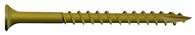 Camo 0356150 Deck Screw, #9 Thread, 2-1/2 in L, Bugle Head, Star Drive, Type 17 Slash Point, Carbon Steel, 100/PK