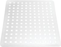 iDESIGN 36600 Sink Mat, 12-1/2 in L, 11 in W, 0.1 in Thick, PVC, Clear