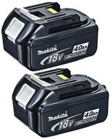 Makita BL1840B-2 Lithium Battery, 18 V Battery, 4 Ah, 40 min Charging