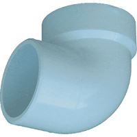 B & K 06084H Vent Street Pipe Elbow, 1-1/2 in, Hub, 90 deg Angle, PVC, SCH 40 Schedule