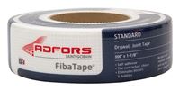Adfors FibaTape FDW8665-U Standard Drywall Tape, 300 ft L, 1-7/8 in W, White