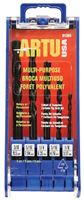 ARTU 01505 Drill Bit Set, Multi-Purpose, 5-Piece, Cobalt