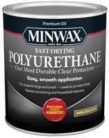 Minwax 63005444 Polyurethane, Semi-Gloss, Liquid, Clear, 1 qt, Can