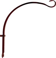 Landscapers Select GB-3040 Hanging Plant Hook, 16 in L, Steel, Hammered Bronze, Wall Mount Mounting