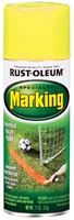 Rust-Oleum 1997830 Inverted Marking Spray Paint, Flat, Bright Yellow, 11 oz, Can